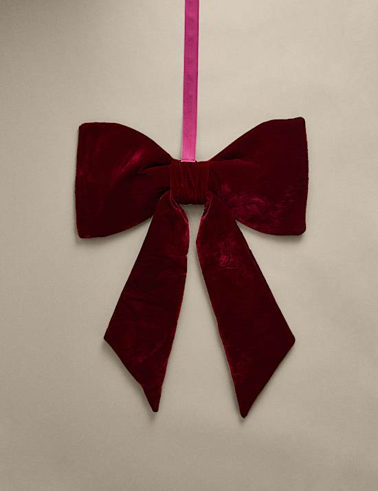Velvet Bow Decoration