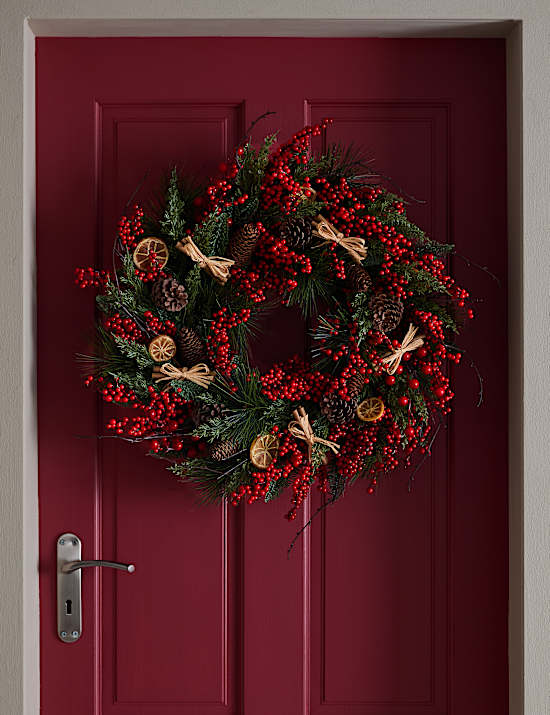Berry, Orange and Cinnamon Wreath