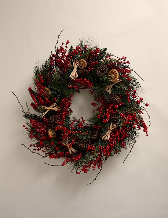 Berry, Orange and Cinnamon Wreath