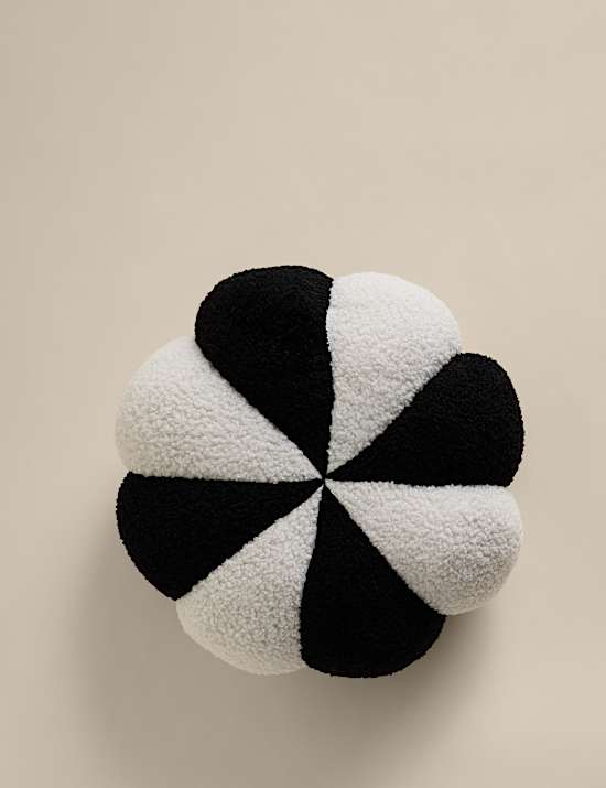 Striped Pumpkin Cushion