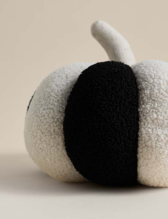 Striped Pumpkin Cushion