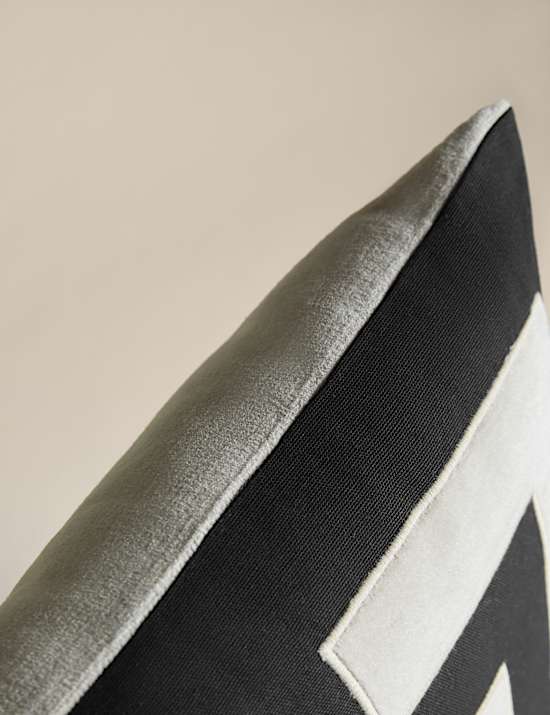 Box Applique Square Cushion