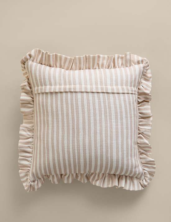 Pure Cotton Floral Embroidered Cushion