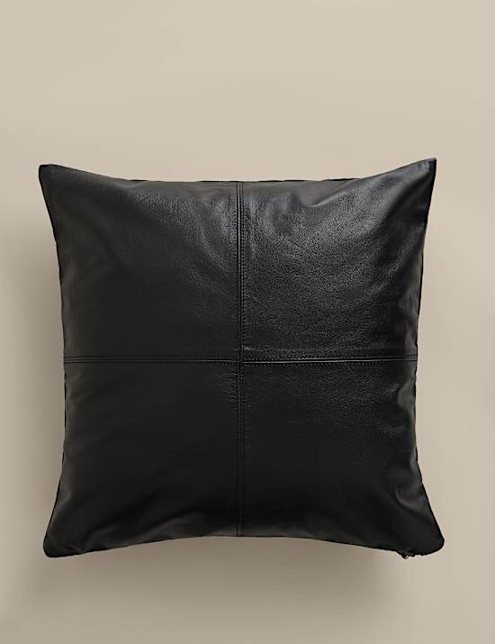 Leather Panel Cushion