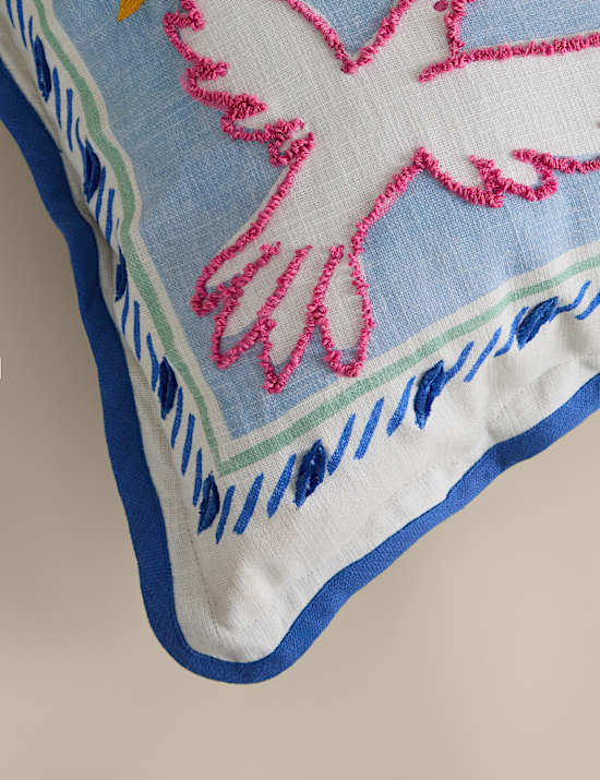 Pure Cotton Dolce Vita Bird Outdoor Cushion