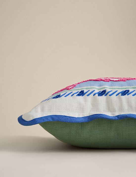 Pure Cotton Dolce Vita Bird Outdoor Cushion