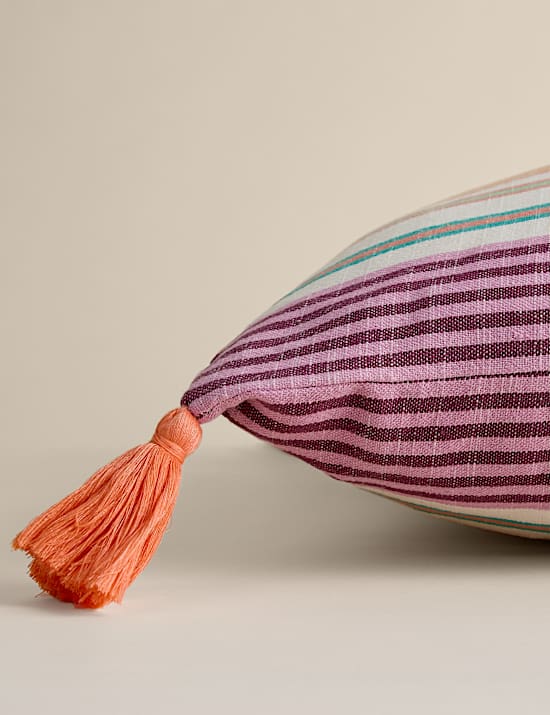 Pure Cotton Woven Striped Outdoor Cushion