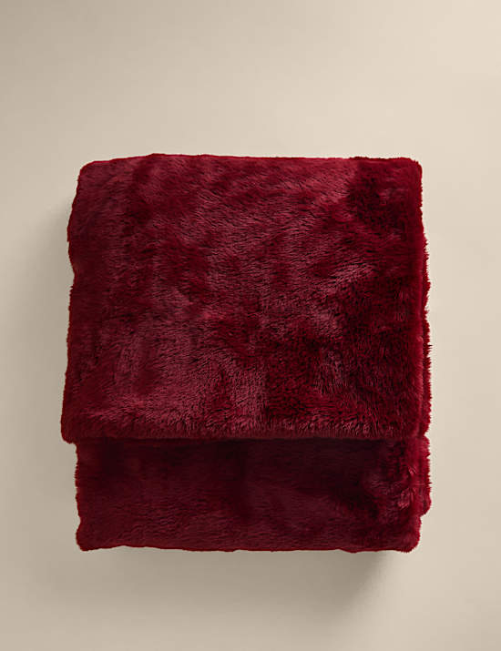 Supersoft Faux Fur Large Throw