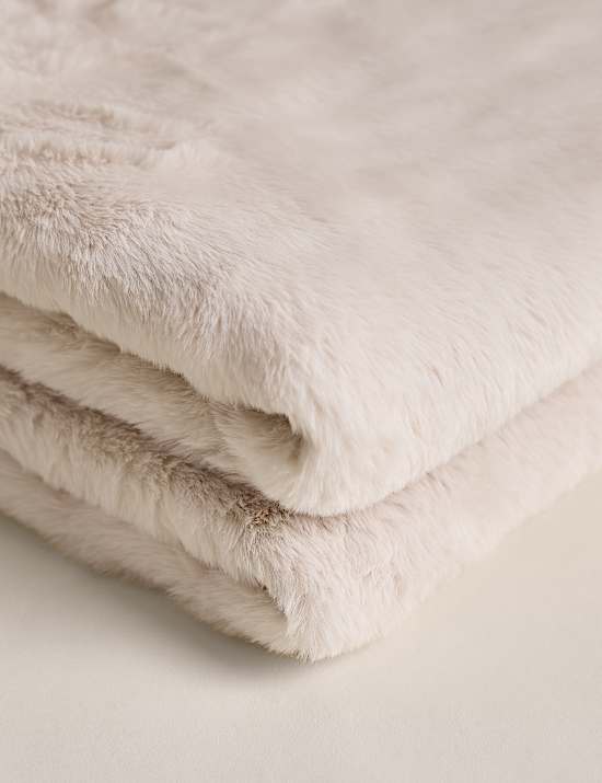 Supersoft Faux Fur Large Throw