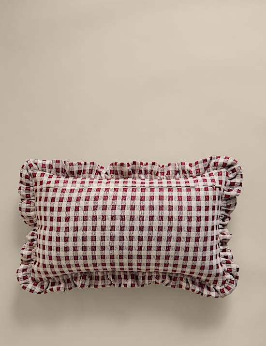 כרית תומכת משובצת ארוגה מבד שניל