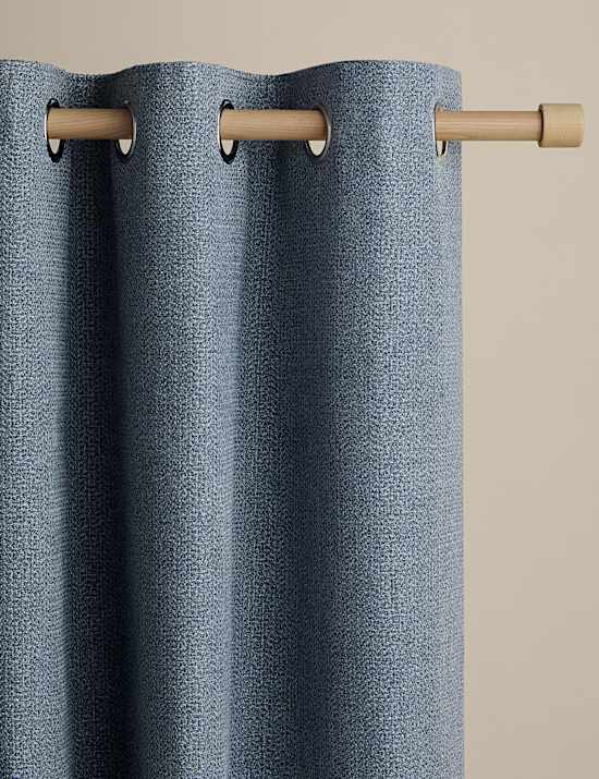 Basketweave Eyelet Curtains