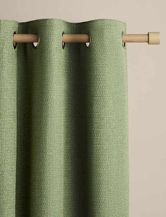 Basketweave Eyelet Curtains
