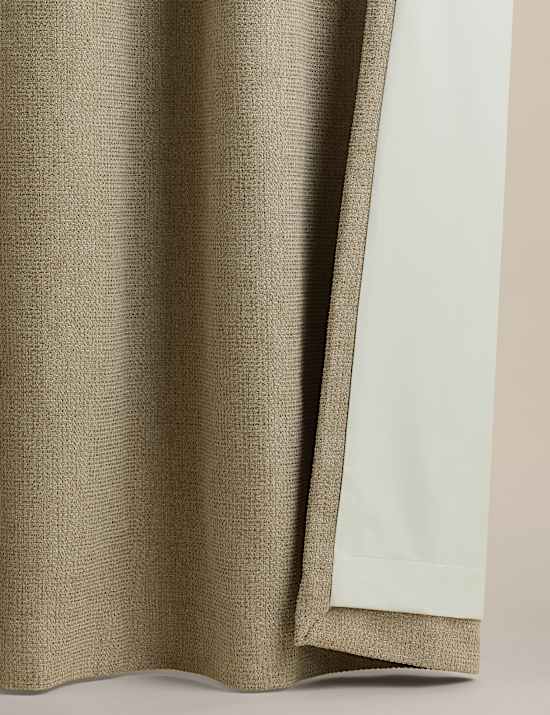 Basketweave Eyelet Curtains