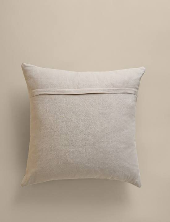 Pure Cotton Checked Textured Cushion