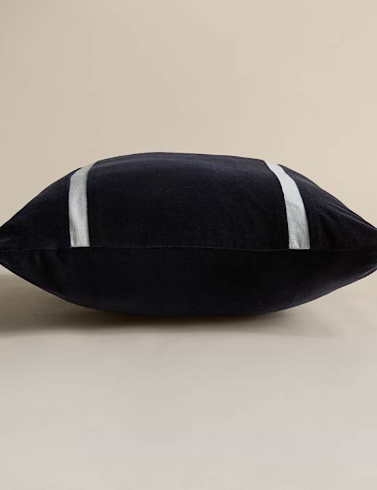 Velvet Double Stripe Cushion