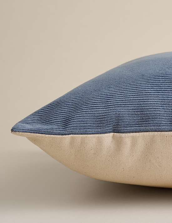 Pure Cotton Washed Cord Cushion
