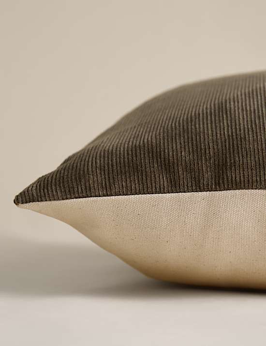 Pure Cotton Washed Cord Cushion