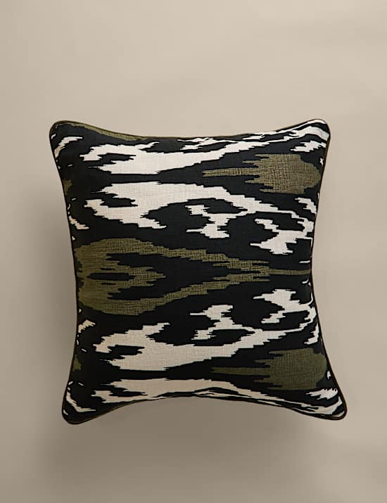 Linen Ikat Cushion
