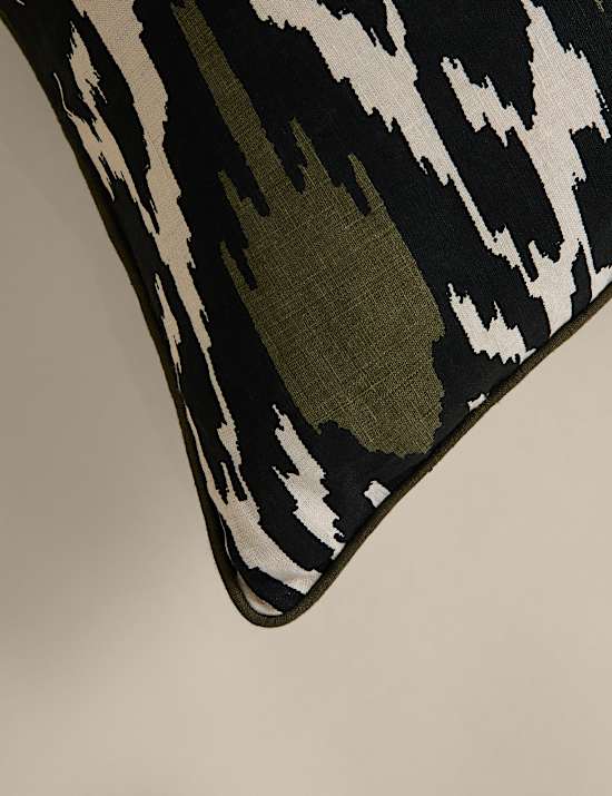 Linen Ikat Cushion