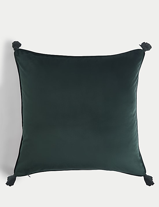 Velvet Floral Cushion