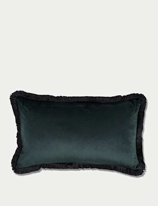 Velvet Waterlilies Large Bolster Cushion