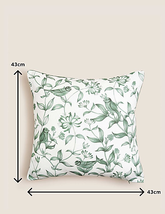 Pure Cotton Bird Cushion