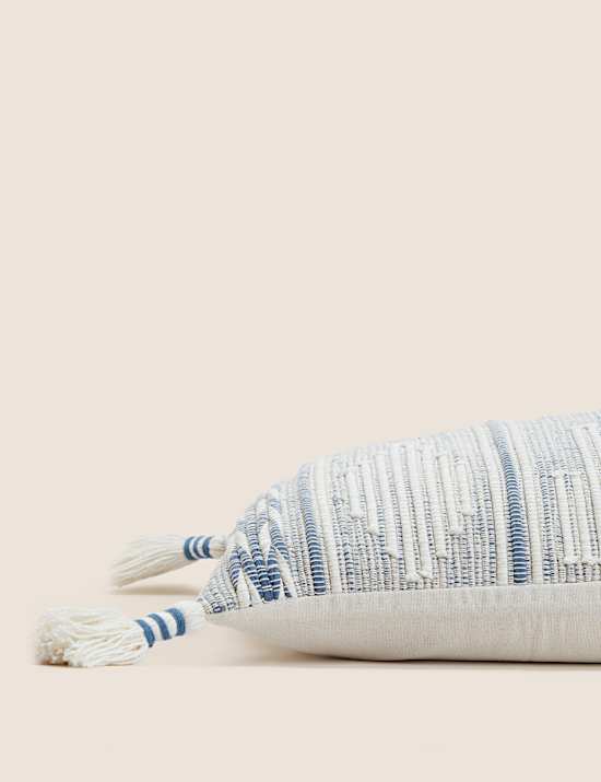 Seville Amar Large Textured Bolster Cushion