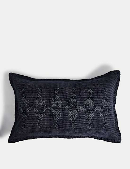 Cojín cilíndrico en tejido 100% algodón