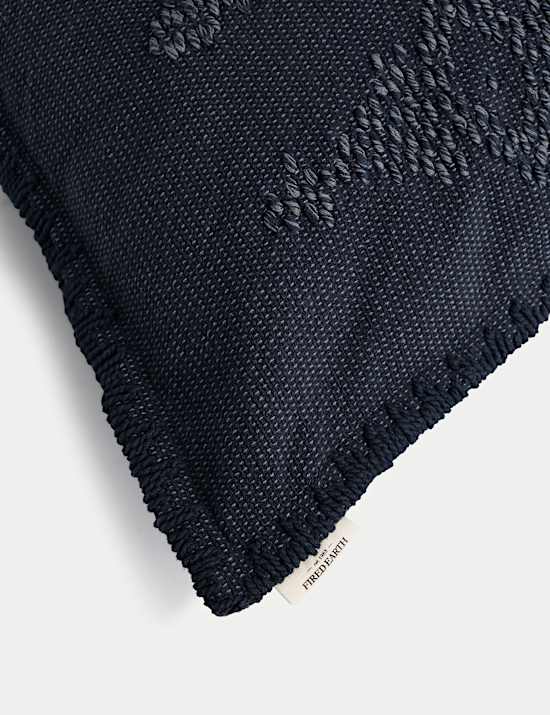 Cojín cilíndrico en tejido 100% algodón