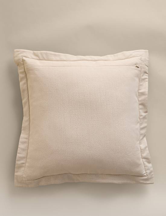 Pure Cotton Herringbone Cushion