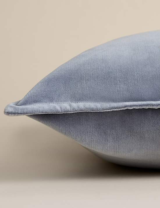 Pure Cotton Velvet Large Cushion