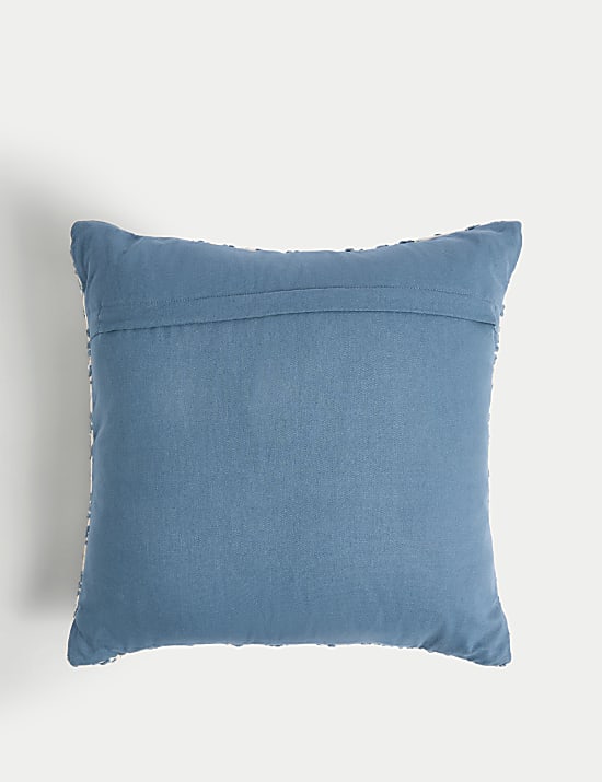 Pure Cotton Fan Jacquard Cushion