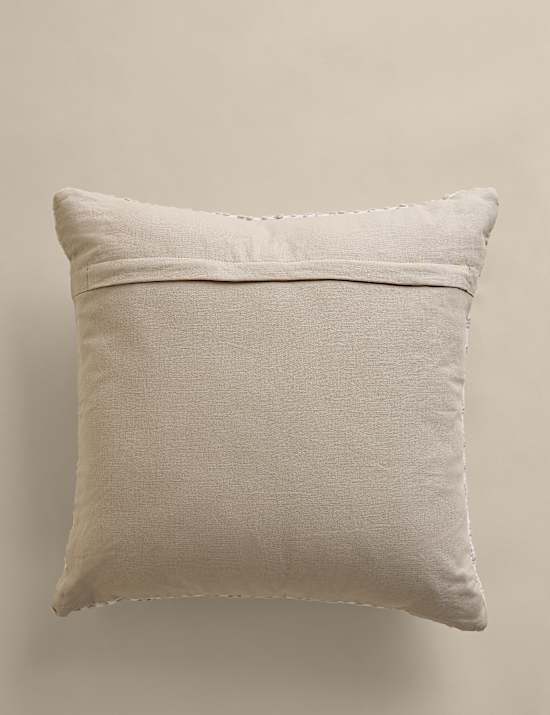 Pure Cotton Fan Jacquard Cushion