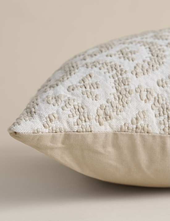 Pure Cotton Fan Jacquard Cushion