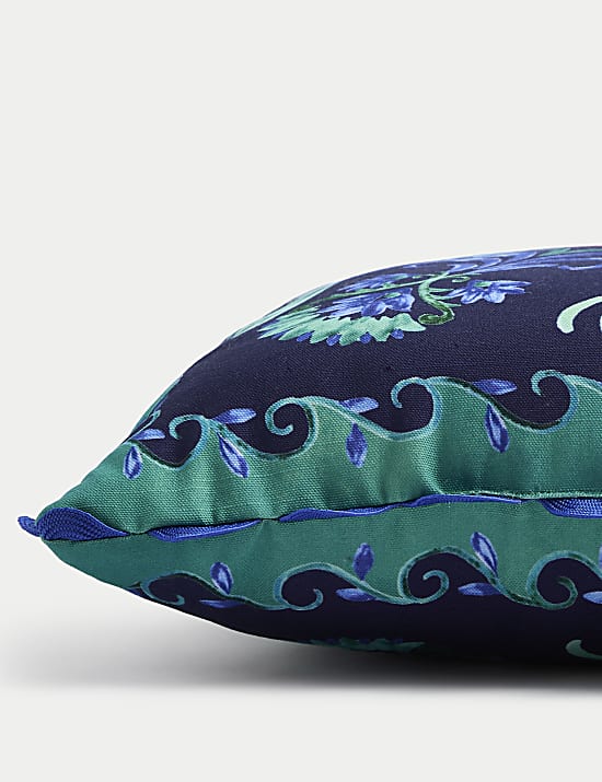 Set of 2 Bird Print Outdoor Cushions