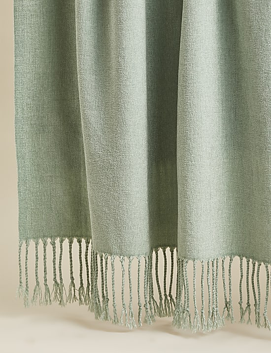 Chenille Plain Throw