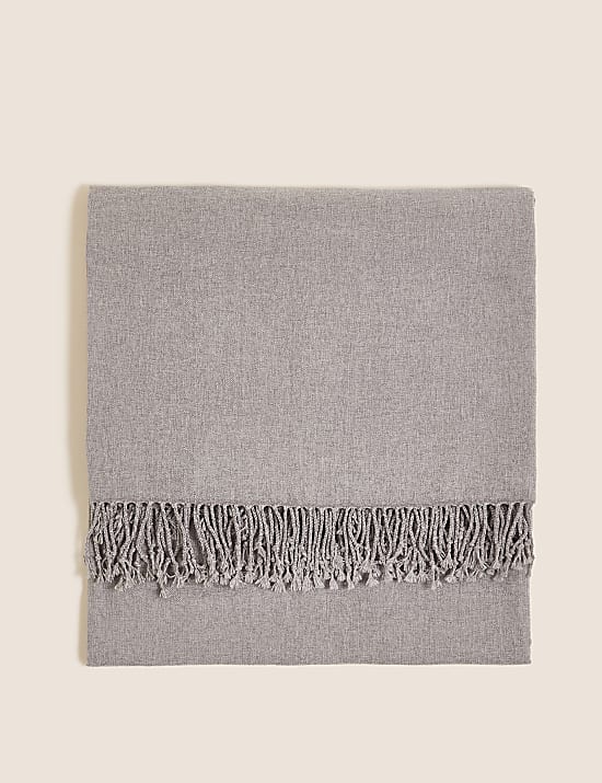 Chenille Plain Throw