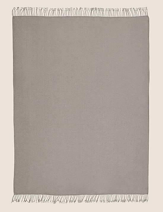 Chenille Plain Throw