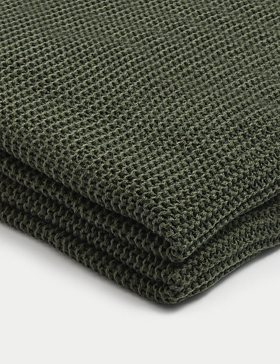 Knitted Tassel Throw