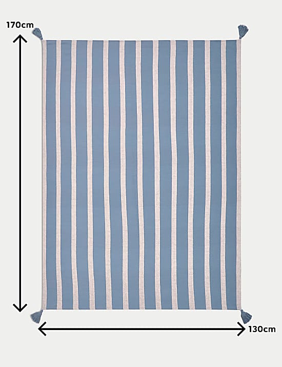 Ριγέ ελαφρύ ριχτάρι από 100% βαμβάκι