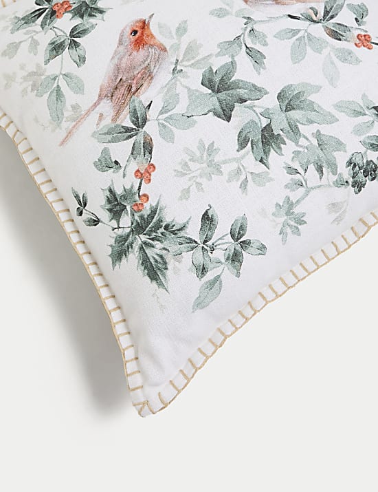Pure Cotton Robin Cushion