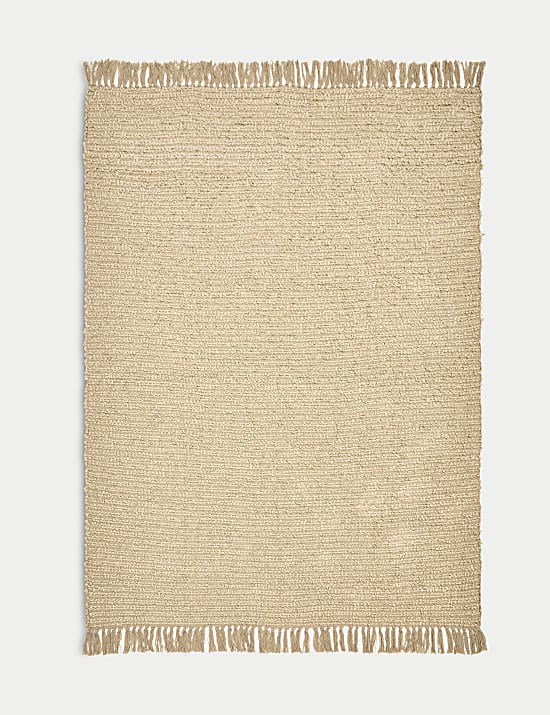 Pure Cotton Bouclé Throw