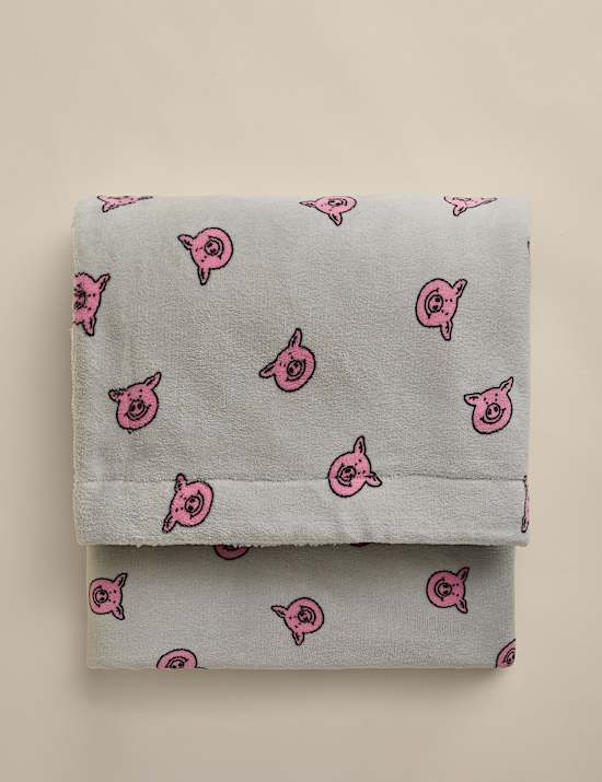 Percy Borg Fleece Throw