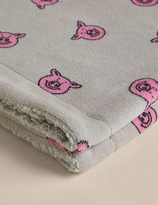 Percy Borg Fleece Throw