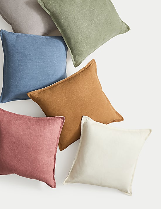 Coussin texturé 100 % coton