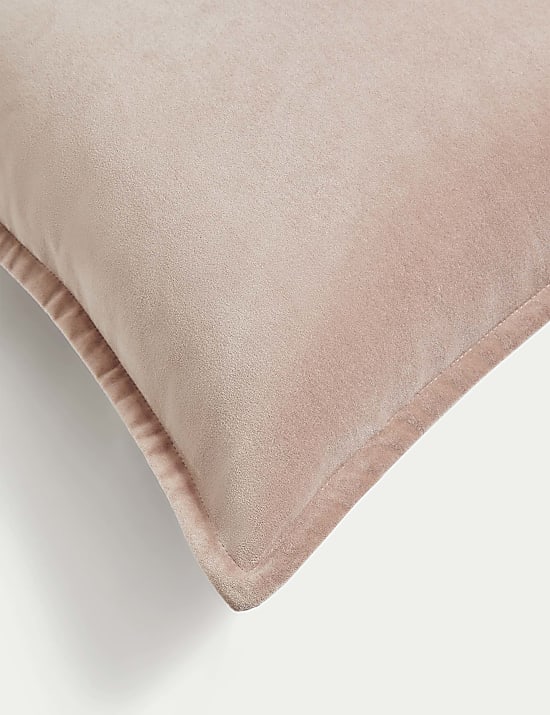 Coussin en velours 100 % coton