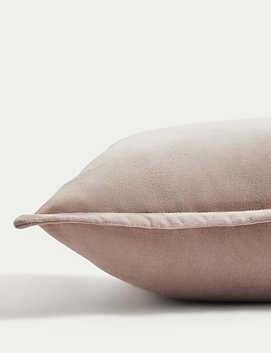 Coussin en velours 100 % coton