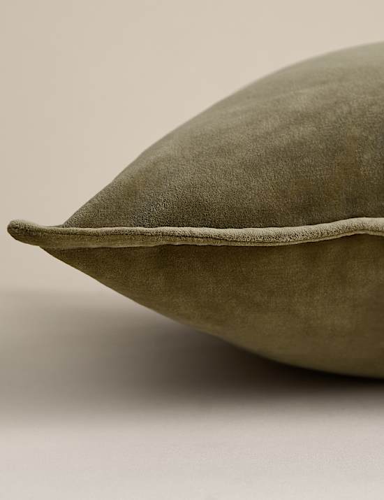 Kissen aus reinem Baumwollsamt