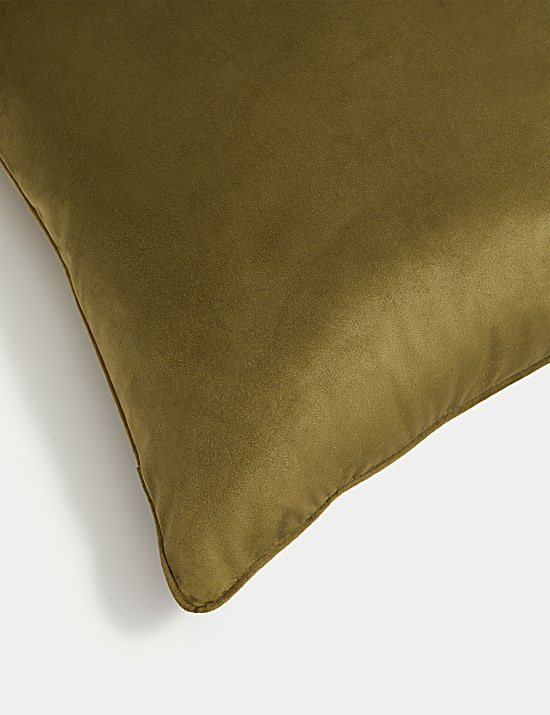 Velvet Piped Large Cushion