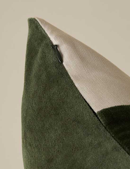 Velvet Panel Bolster Cushion